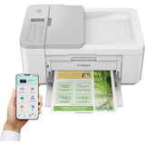 Canon Pixma TR4756i alt-i-én inkjetprinter med faxfunktion (hvid, USB, WLAN, kopi, scan, fax)