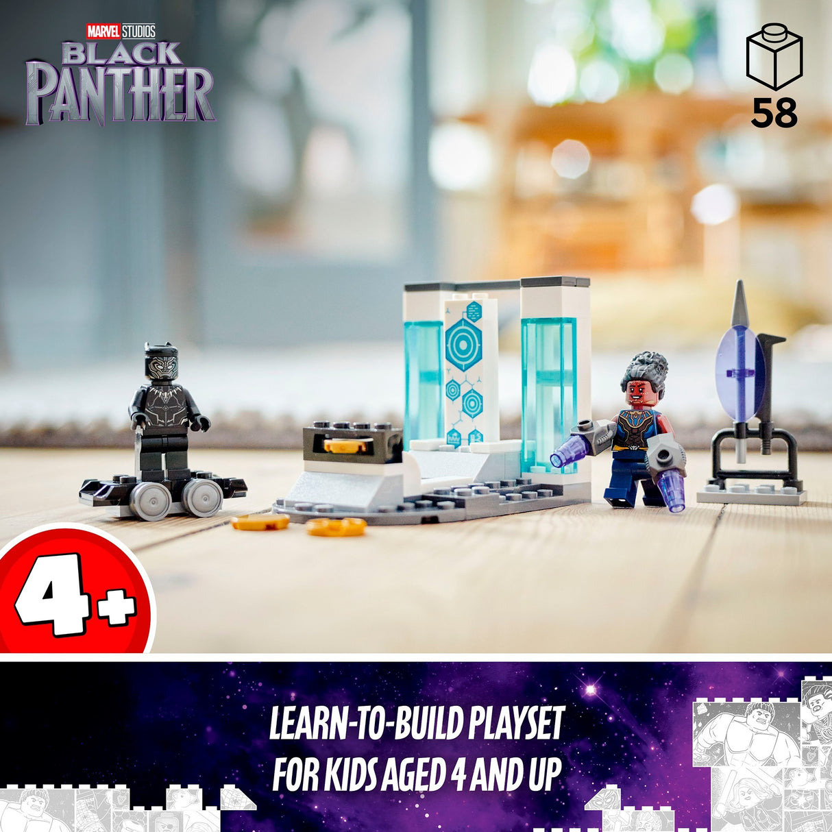 Lego marvel - shuri's lab byggelegetøj (76212)