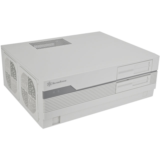 Silverstone FLP01 HTPC-hus (creme | 2x USB-A | 1x USB-C)