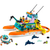 Lego friends - konstruktionslegetøj til søredningsbåd (41734)