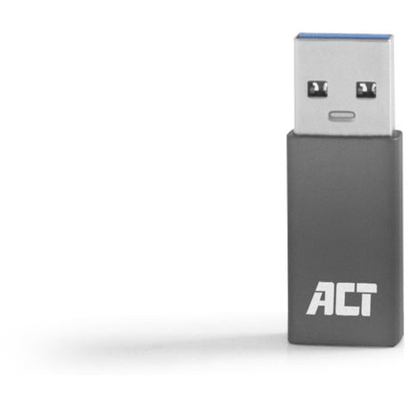 Akt-tilslutning USB-A til USB-C-adapter (mørkegrå)