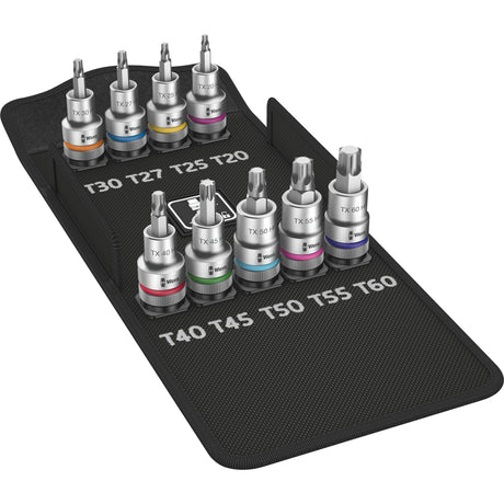 Wera 8767 HMC HF 1 Zyklop bit topnøglesæt Torx topnøgle (9 dele)