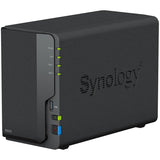 Synology diskstation ds223 nas (sort, 1x 1 GB LAN, 3x USB 3.2 gen 1)