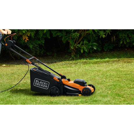 Black+decker grasmaaier 34cm maaibreedte 1400w bemwp340-qs