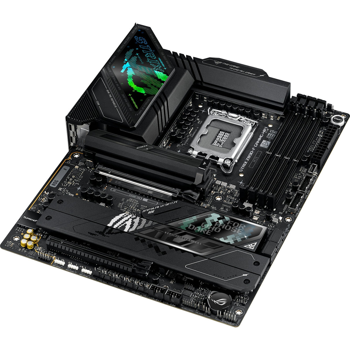 Asus ROG Strix Z890-F Gaming WiFi Socket 1851 bundkort (sort, RAID, 2,5 GB-LAN, Wi-Fi 7, BT, lyd, ATX)