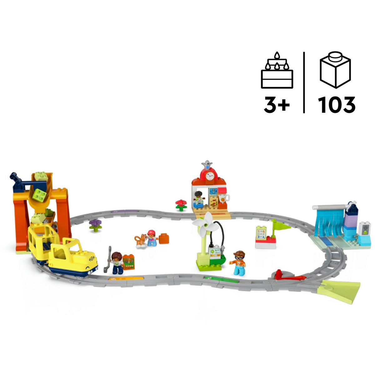 Lego Duplo Town 10428 stort interaktivt kvartertog