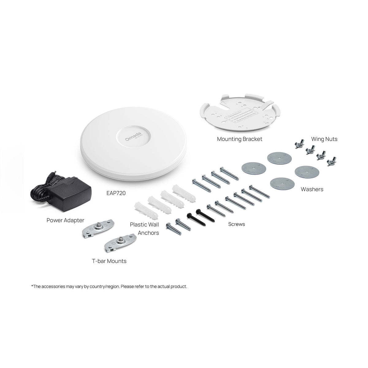 Tp-link omada eap720 be3600 wi-fi 7 adgangspunkt (hvid)