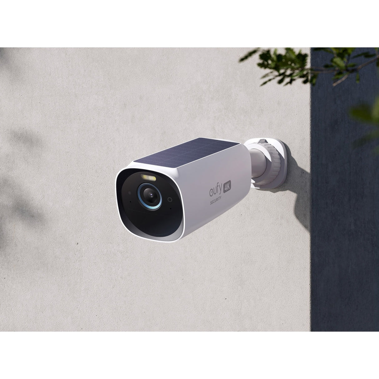 Eufy eufycam s330 (eufycam 3) add-on kamera (hvidt, integreret solpanel)