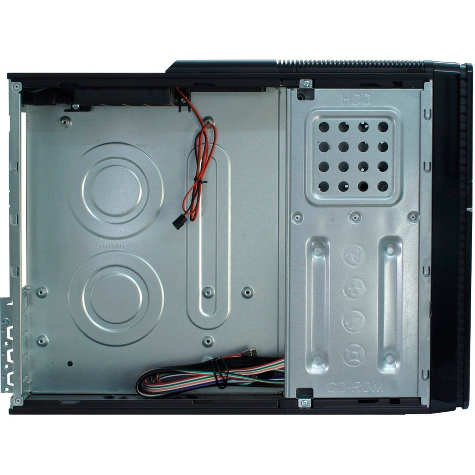 Inter-tech it-607 mini tårnhus (sort | 2x USB-A)