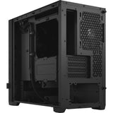 Fractal design pop mini lydløs sort solid midi tårnhus (sort | 2x USB-A)
