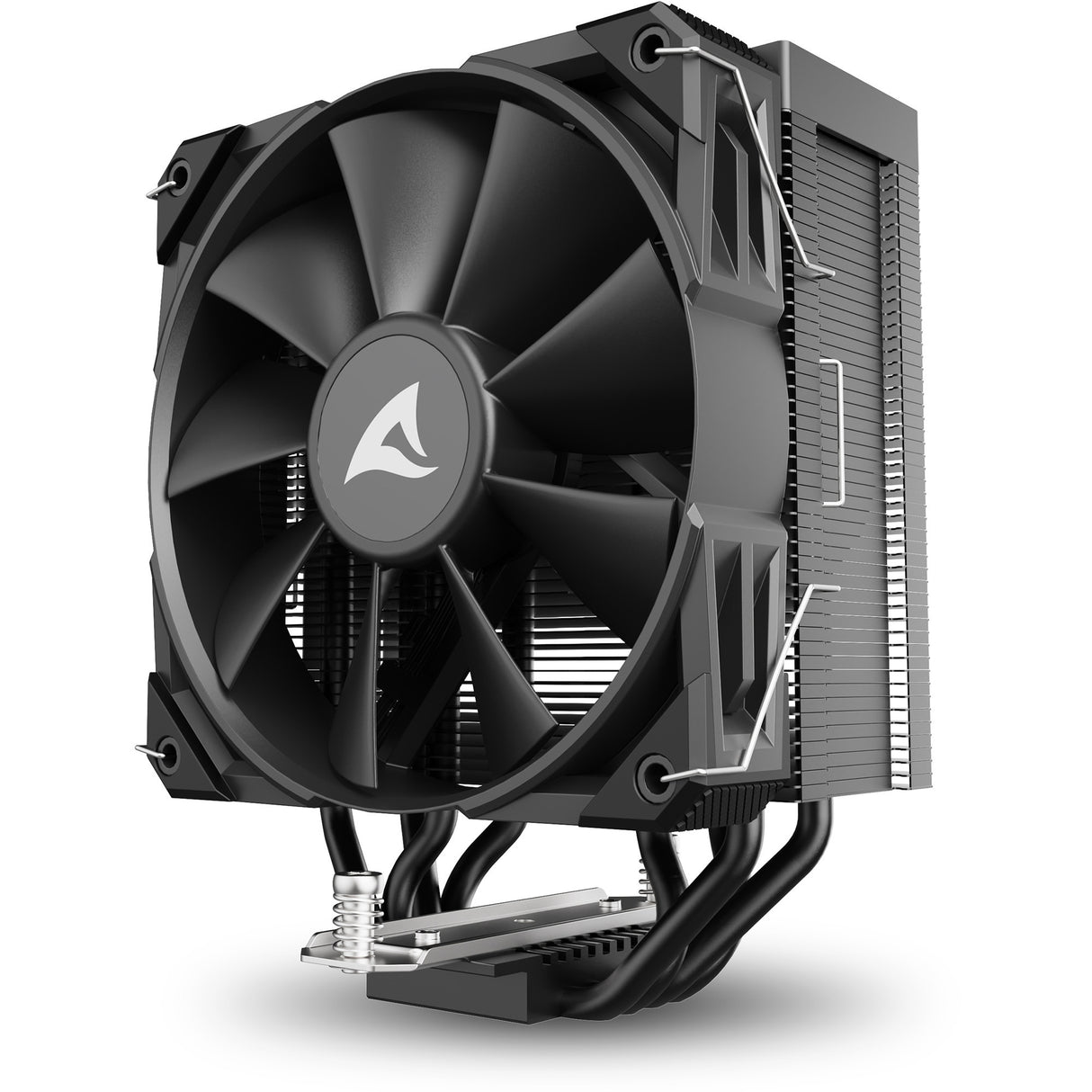 Sharkoon a40 CPU køler (sort, 4-benet PWM blæserstik)