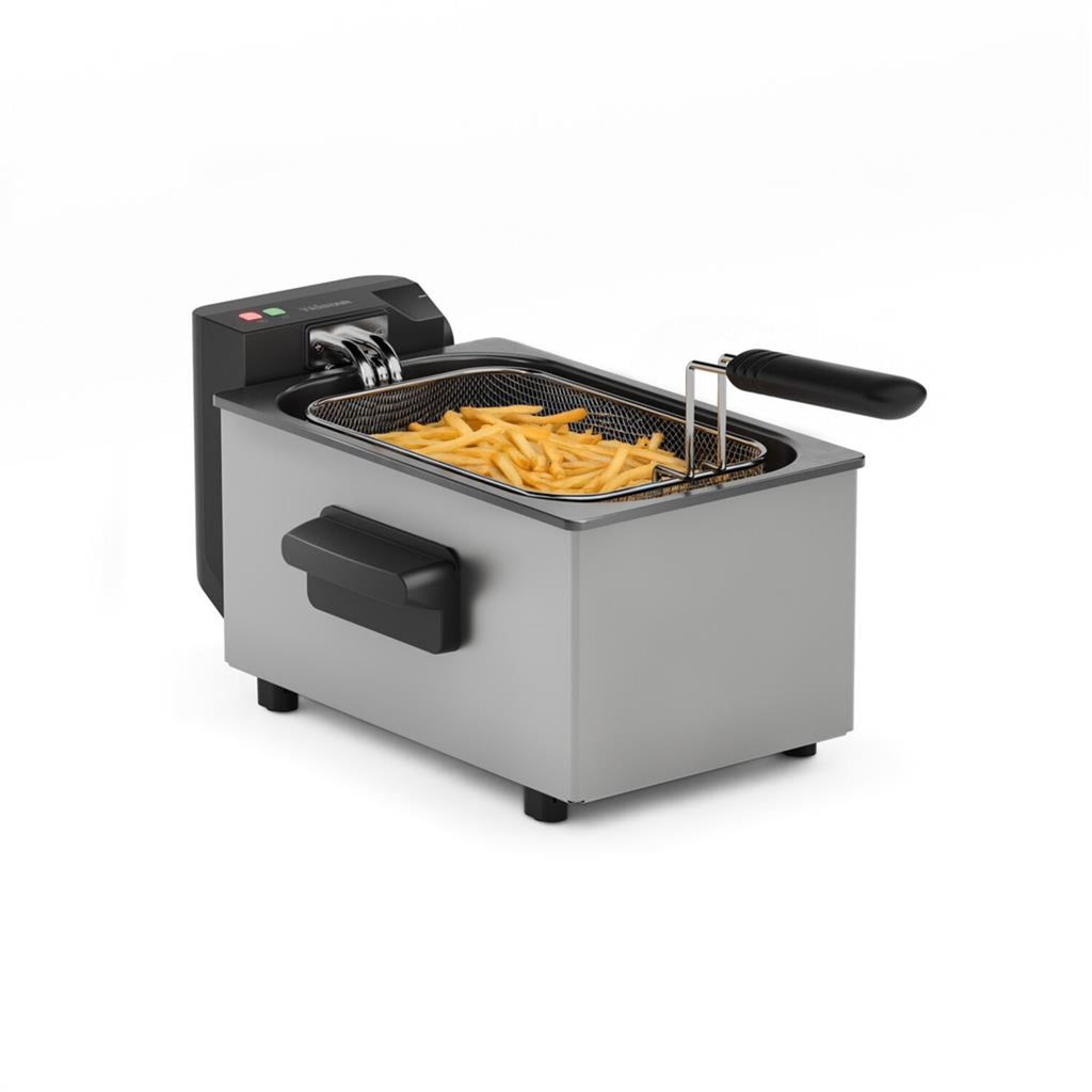 Tristar fr-9338 frituregryde frituregryde (rustfrit stål, 3 liter)