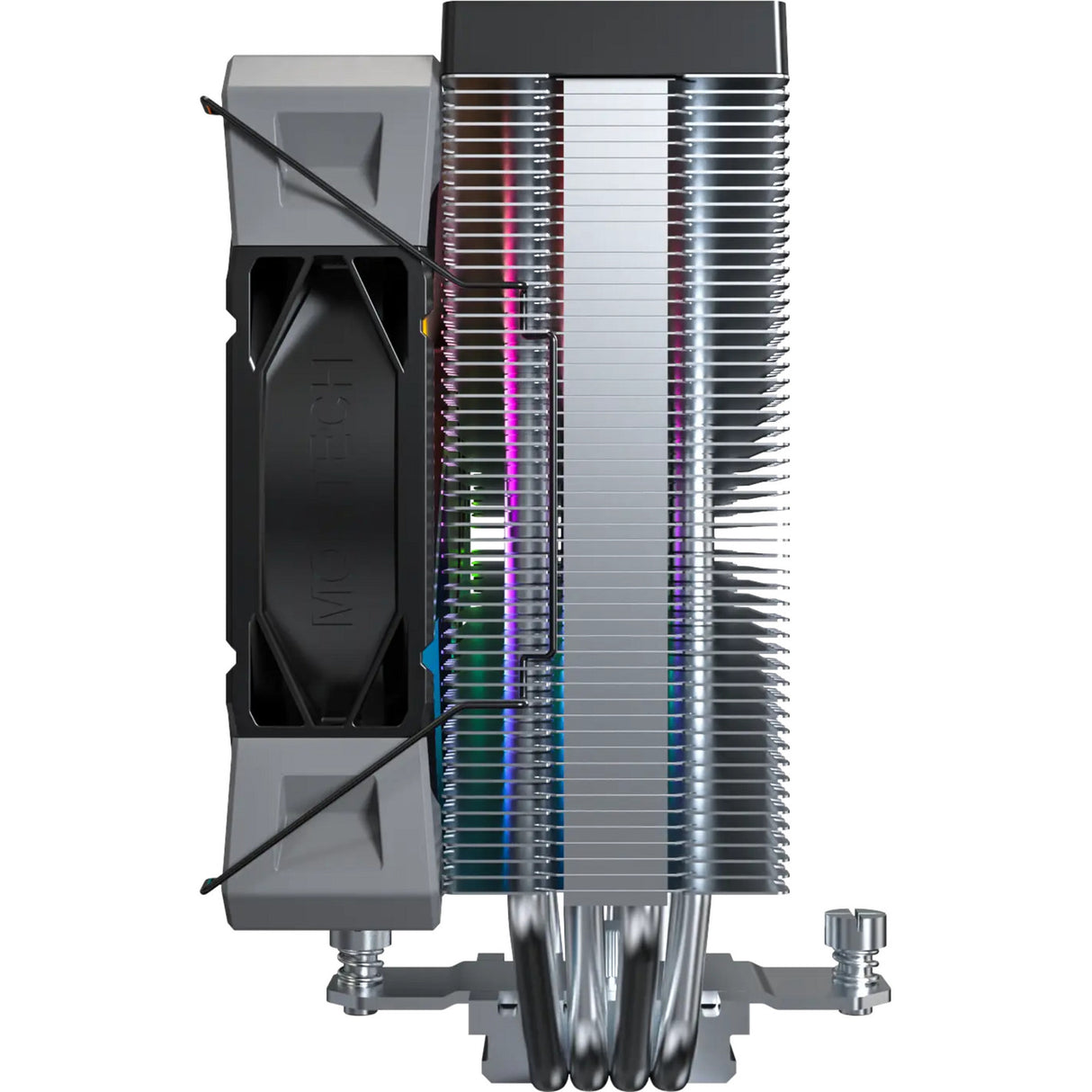 Montech NX400 ARGB CPU-køler (sort, 4-bens PWM)