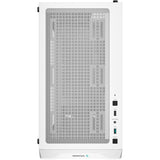 Deepcool cc360 argb midi tårnhus (hvid | 2x usb-a | rgb | hærdet glas)