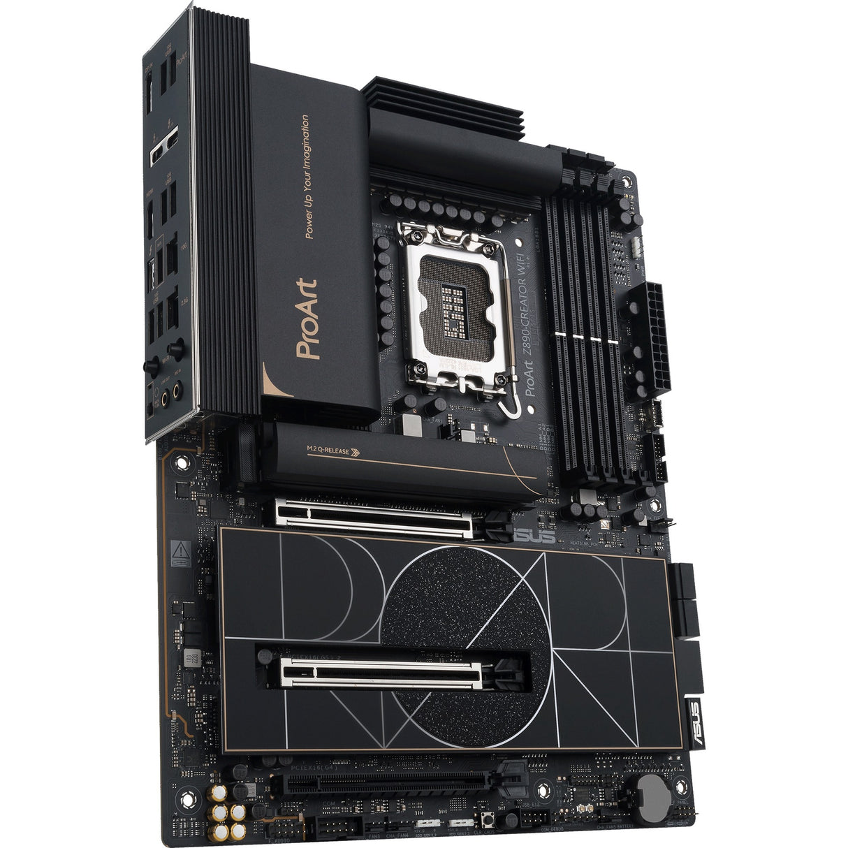 Asus ProArt Z890-Creator WiFi Socket 1851 bundkort (RAID, 2,5 GB-LAN, 10 GB-LAN, Wi-Fi 7, BT, lyd, ATX)
