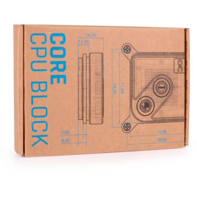 Alphacool core 1 sølv CPU køler (sølv)