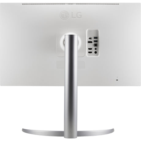 LG Ultrafine 27UQ850V-W 27 4K UHD-skærm (hvidsølv, 2x HDMI, skærmport, 2x USB-A, USB-B, USB-C)
