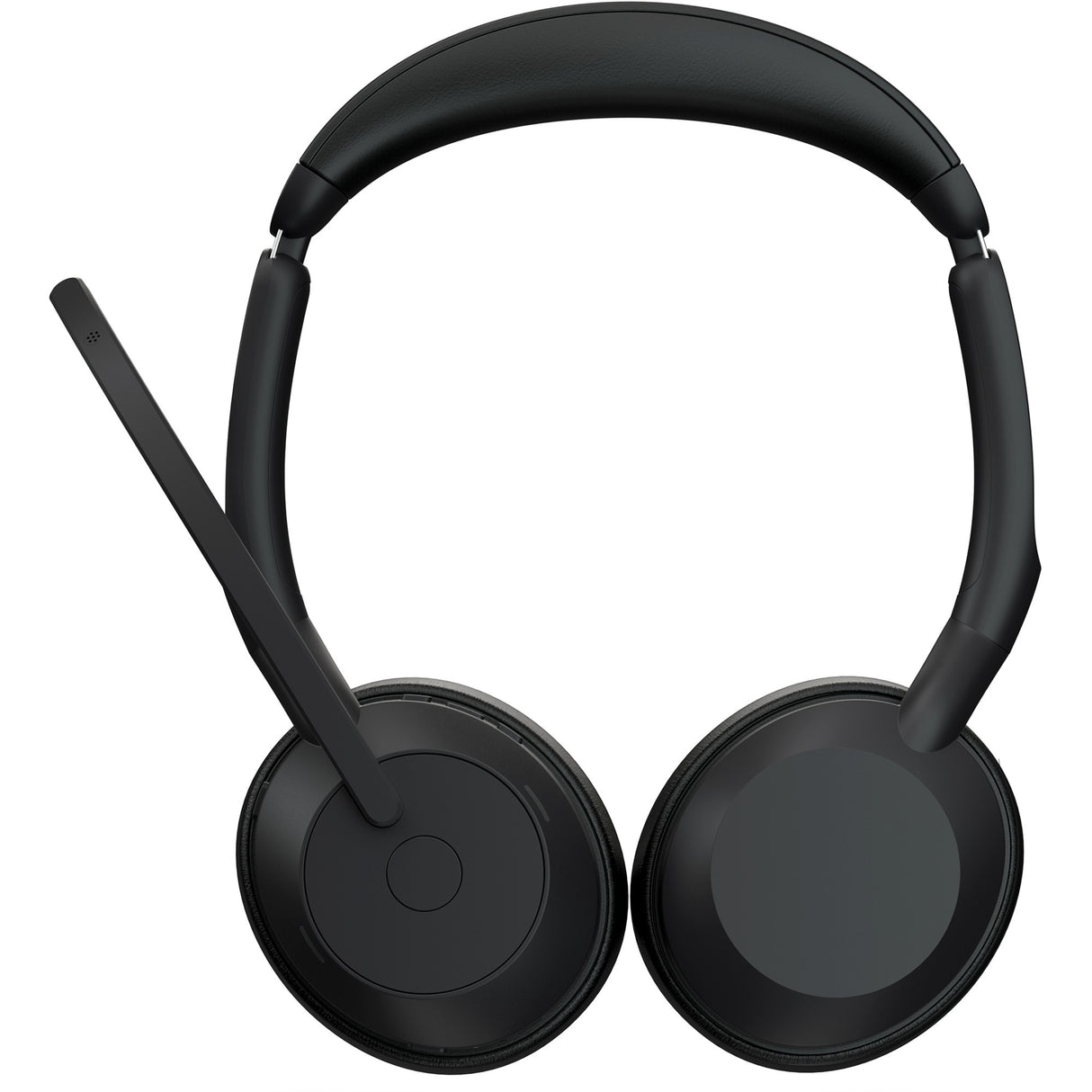 Jabra evolve2 55, inkl. opladerstand on-ear headset (sort, stereo, uc, usb-a, link380a)