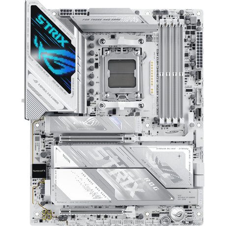 Asus rog strix x870e-a gaming wifi7 neo socket am5 moederbord (wit, raid, 5 gb-lan, wi-fi 7, bt 5.4, sound, atx)