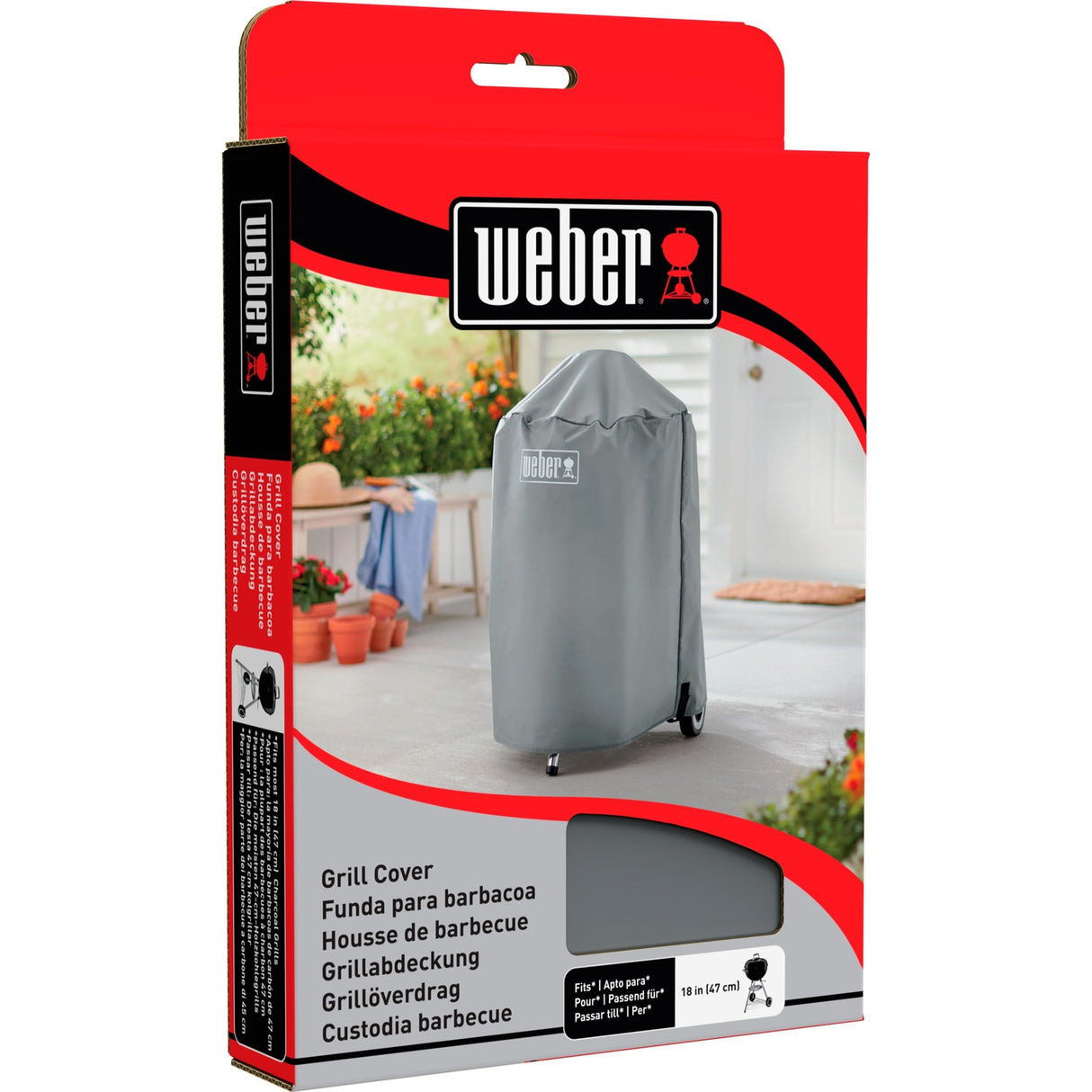Weber grillovertræk - kulgrill med 47 cm beskyttelsesovertræk