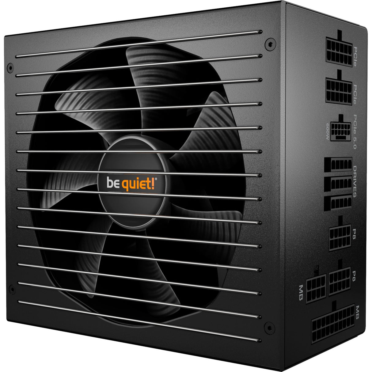 Vær stille! straight power 12 platinum modulær 750 watt strømforsyning (sort, 1x 12v-2x6, 4x pcie)