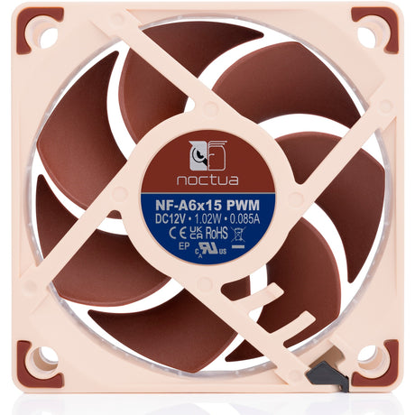 Noctua nf-a6x15 pwm kabinetventilator (60 x 60 x 15 mm)