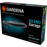 Gardena Sileno robotplæneklippergarage til Sileno Pro Max Free baldakin (grå orange)
