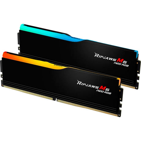 G.skill 32 GB DDR5-6000 RAM-sæt (sort, F5-6000J2836G16GX2-RM5Nr, Ripjaws M5 Neo RGB, AMD Expo)