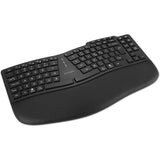Kensington pro fit ergo kb675 eq tkl genopladeligt tastatur (sort, eu-layout (qwerty), membran, 80% (tkl), bluetooth, 2,4 ghz)