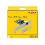Delock PCIe-kort 1x gigabit LAN-netværksadapter