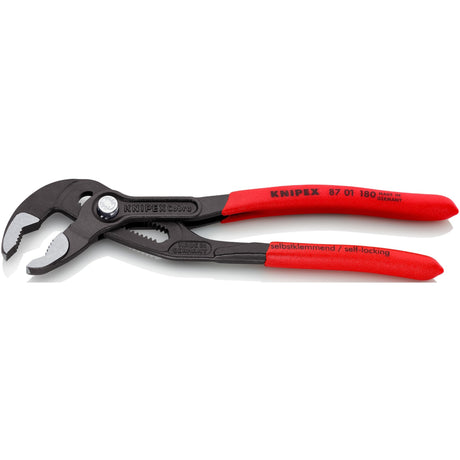 Knipex cobra vandpumpetang 8701180 Svensk vandpumpetang (rød, 180 mm)