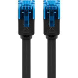 Goobay cat 6a flat patch kabel u utp, 5 meter kabel (sort blå)