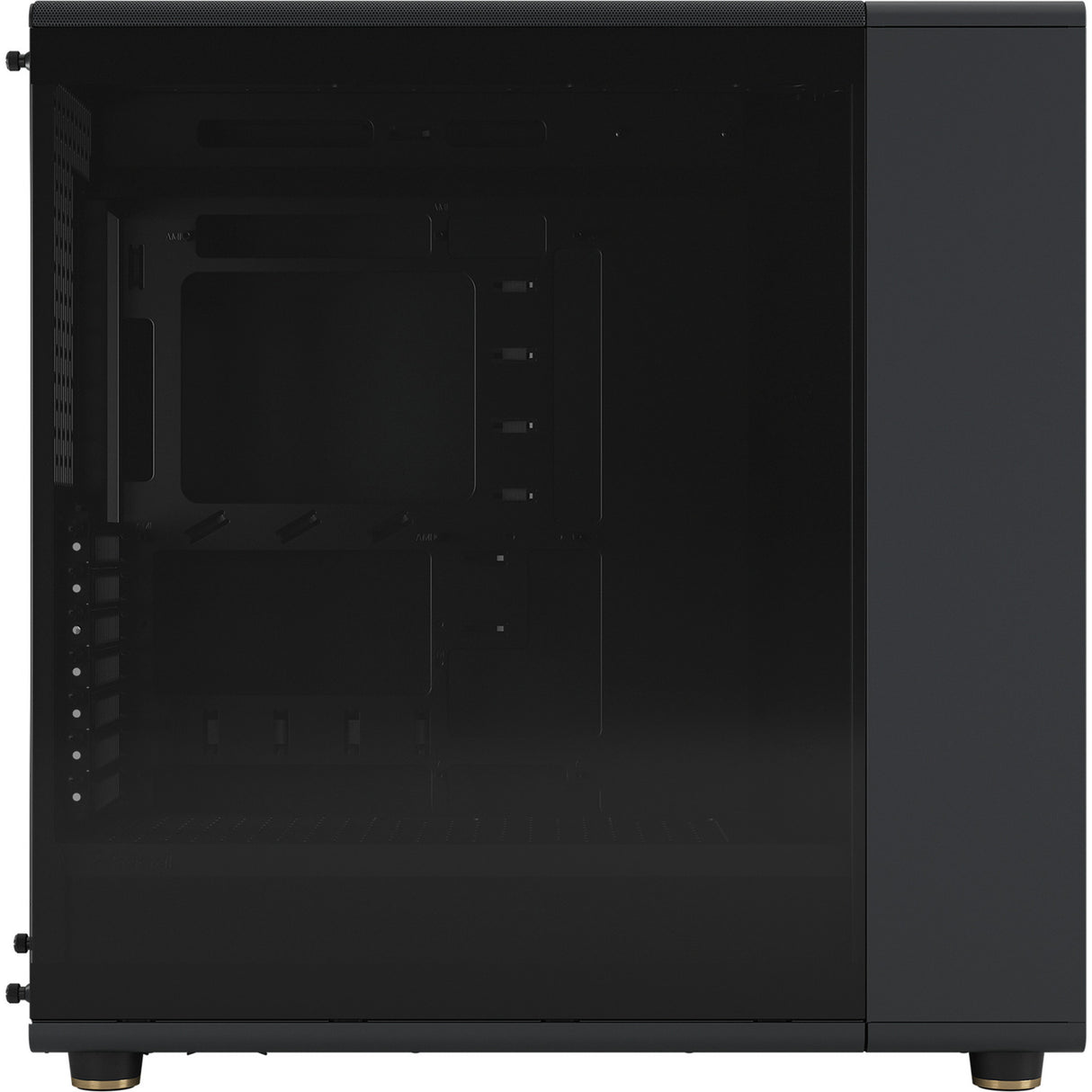 Fractal Design North XL RC Charcoal Black TG Dark Midi Tower Housing (sort træfarve | 2x USB-A | 1x USB-C | hærdet glas)