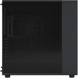 Fractal Design North XL RC Charcoal Black TG Dark Midi Tower Housing (sort træfarve | 2x USB-A | 1x USB-C | hærdet glas)