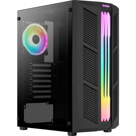 Aerocool Prime V2 Midi Tower-hus (sort | 2x USB-A | RGB | vindue)