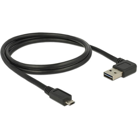 Delock easy-usb-a 2.0 han > easy-usb micro-usb-b 2.0 han-kabel (sort, 1 meter)
