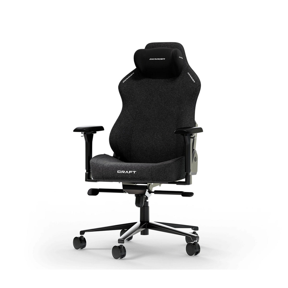 Dxracer craft l gaming stol i sort stof (sort)