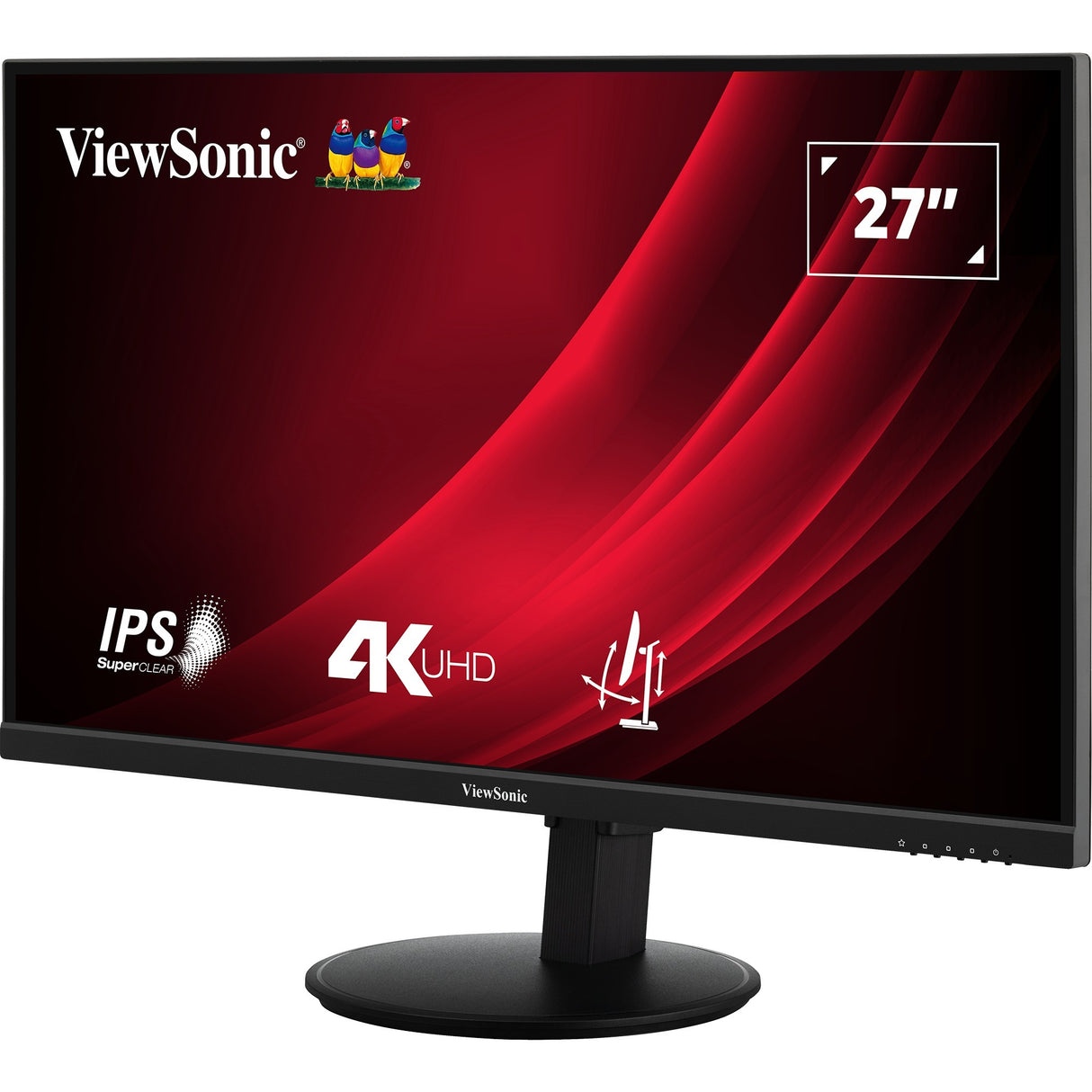 Viewsonic vg2708-4k 27 skærm (sort (mat), 2x HDMI, 1x skærmport)
