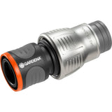 Gardena premium slangetilslutning 19 mm (3 4 ) (grå sølv, 18256-20)