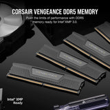 Corsair Vengeance 32 GB DDR5-6000 (2x 16 GB) RAM (sort, cmk32gx5m2b6000c38, xmp 3.0)