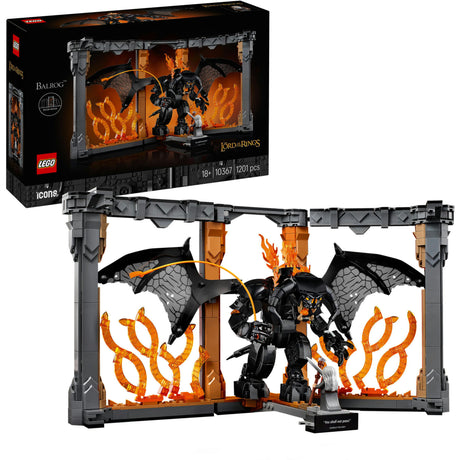 Lego ikoner bogstøtte: ringenes herre – balrog sæt - 10367
