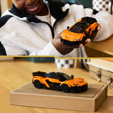 Lego ® speed champions mclaren w1 – de echte supercar met 1 minifiguur - raceauto - 77257