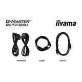Iiyama G-Master Black Hawk G2741QSU-B1 27 gaming-skærm (sort, HDMI, DisplayPort, 2x USB-A, USB-B, 144 Hz)