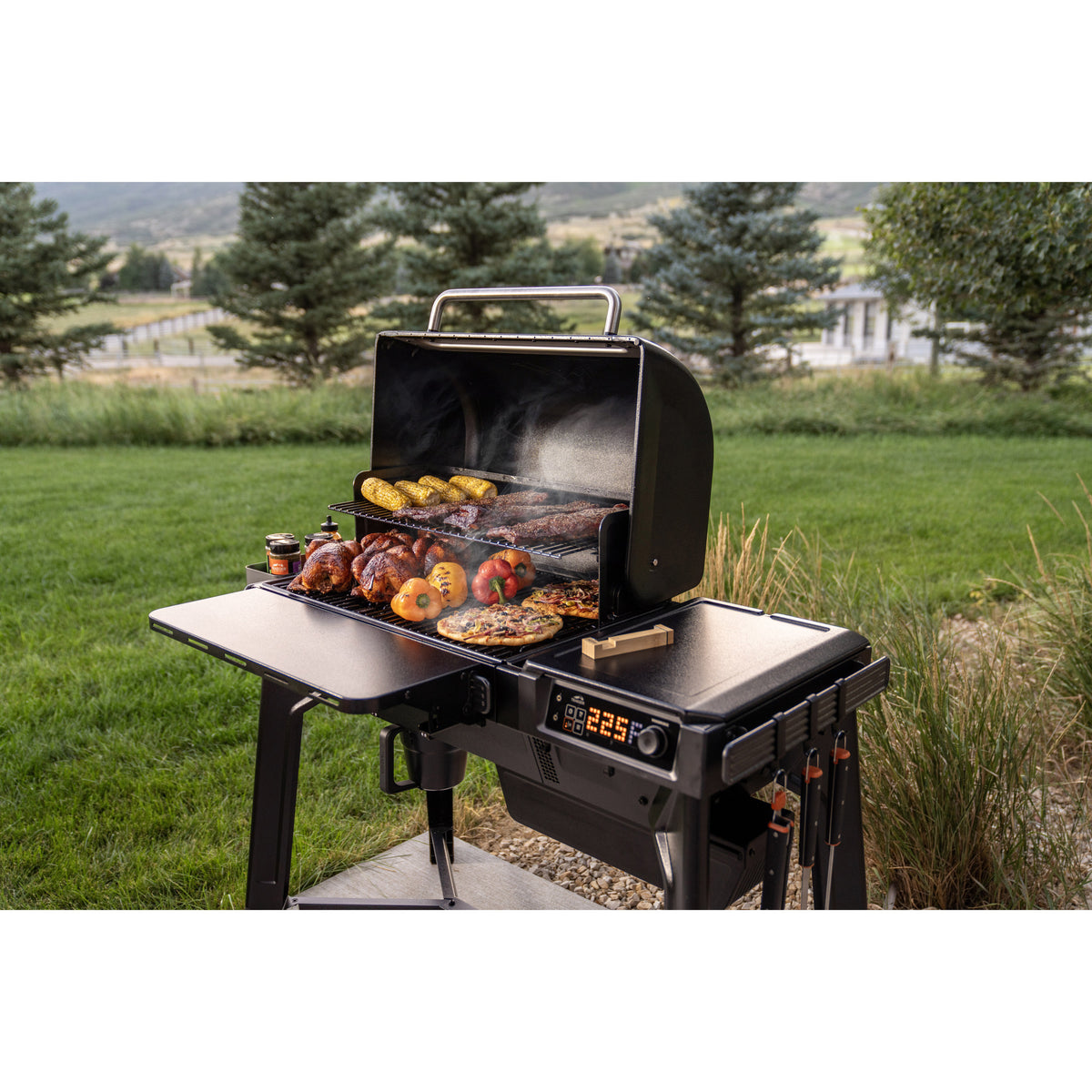 Traeger woodridge pellet grill (sort, wifire)