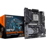 Gigabyte x870 gaming WiFi6 socket AM5 bundkort (sort grå, RAID, 2,5 GB-LAN, WiFi 6, BT, lyd, ATX)