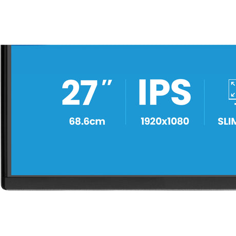 Iiyama prolite xb2792hsu-b1 27 skærm (sort (mat), HDMI, skærmport, 2x USB-A, USB-B, 120 Hz)