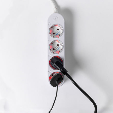 Shelly power strip gen4 stekkerdoos (wit, wifi, bluetooth, zigbee)