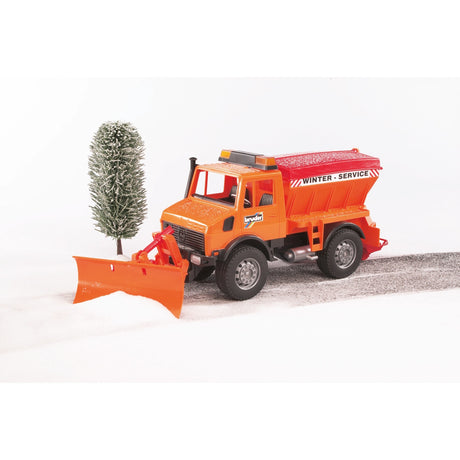 Bruder Mercedes-Benz Unimog vinterservice modelkøretøj (02572)