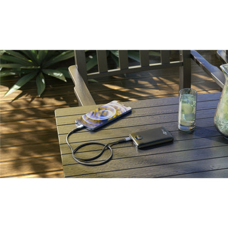 Goobay powerbank kompakt 10.000 mah (sort, 10 ah, 1x USB-A, 1x USB-C, strømforsyning, hurtig opladning)