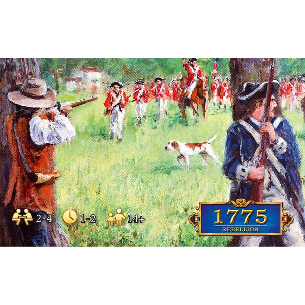 European player network 1775 rebellion: the american revolution brætspil (engelsk, 2 - 4 spillere, 60 - 240 minutter, fra 14 år)